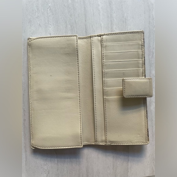 GUCCI GG Canvas Leather Monogram Long Wallet 🔥HOST PICK🔥 - Picture 3 of 8
